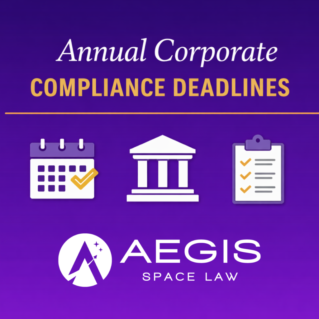 Annual Corporate Compliance Deadlines